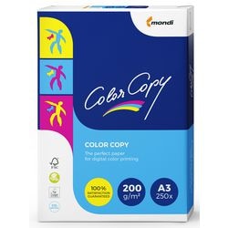 Papier mondi copie couleur cc320 a3 200gsm 500x blancheur 160