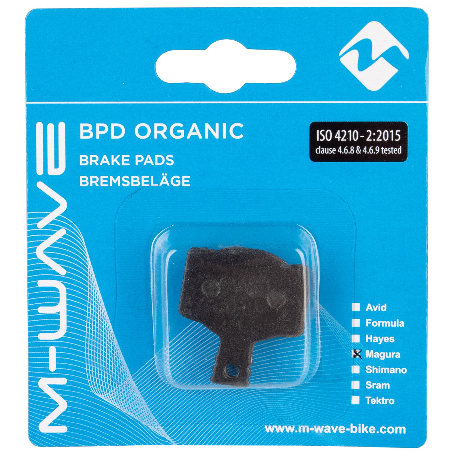Magura Falkx BPD Organic M1 Brake Patires pour le frein à disque par paire
