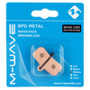 Plaquettes de frein M-wave bpd metal s2 pour frein à disque