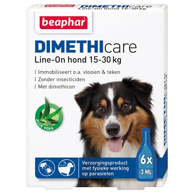 BEAPHAR DIMETHICARE LIGNE-ON DOG contre les puces et les tiques