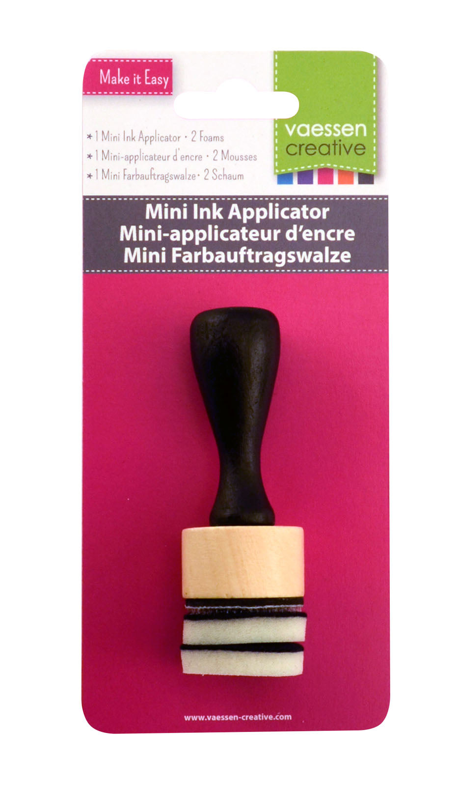 Vaessen creative • mini outil de mélange d'encre + mousses