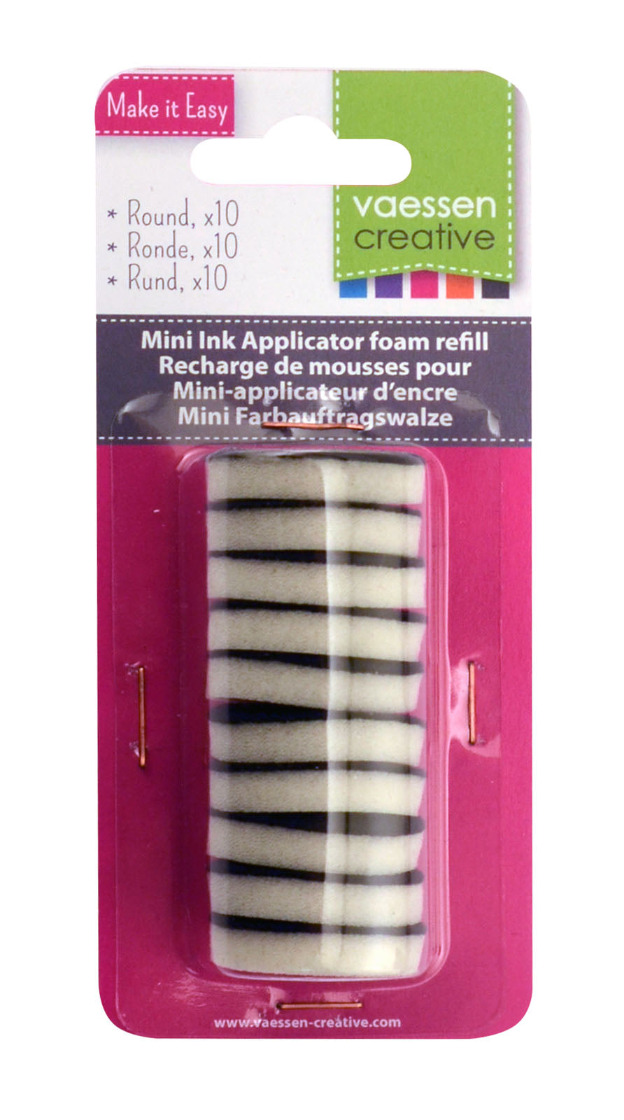 Vaessen creative • mini mousses de mélange d'encre 10 pièces