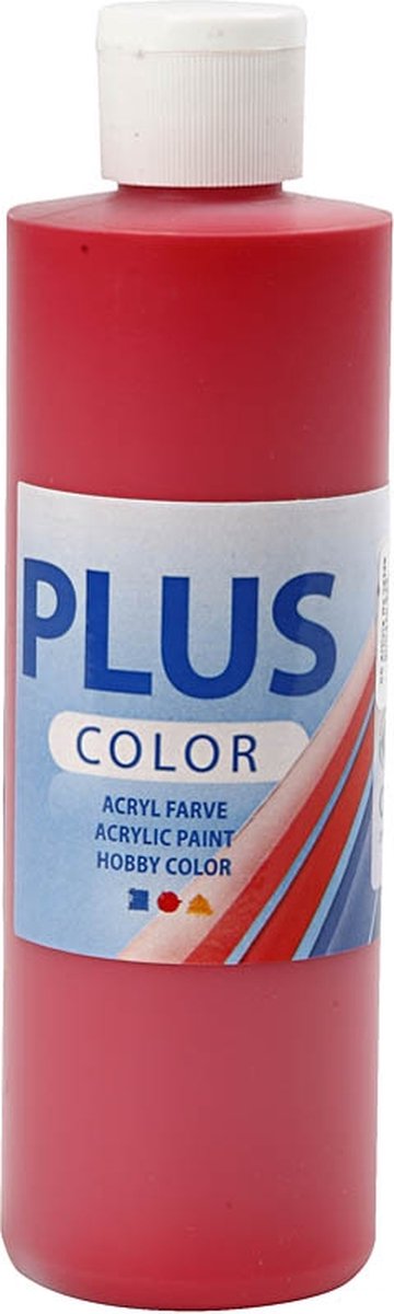 Peinture acrylique Plus Color, rouge cramoisi, 250 ml 1 flacon