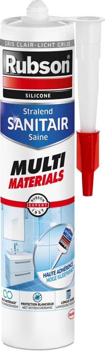 Rubson 1044809 - multi matériaux 280ml gris clair | 6 pièces