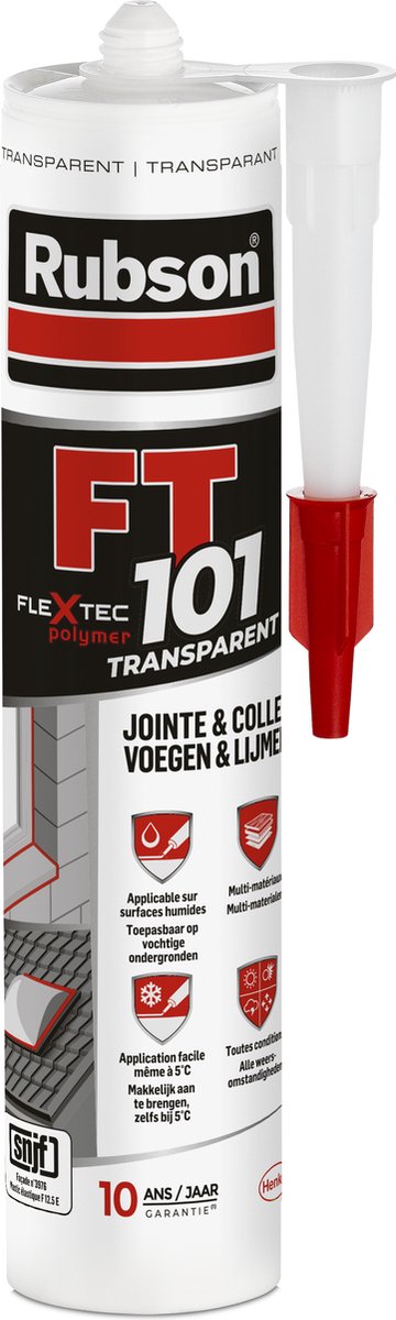 Rubson 1005163 - ft101 transparent 280ml | 6 pièces