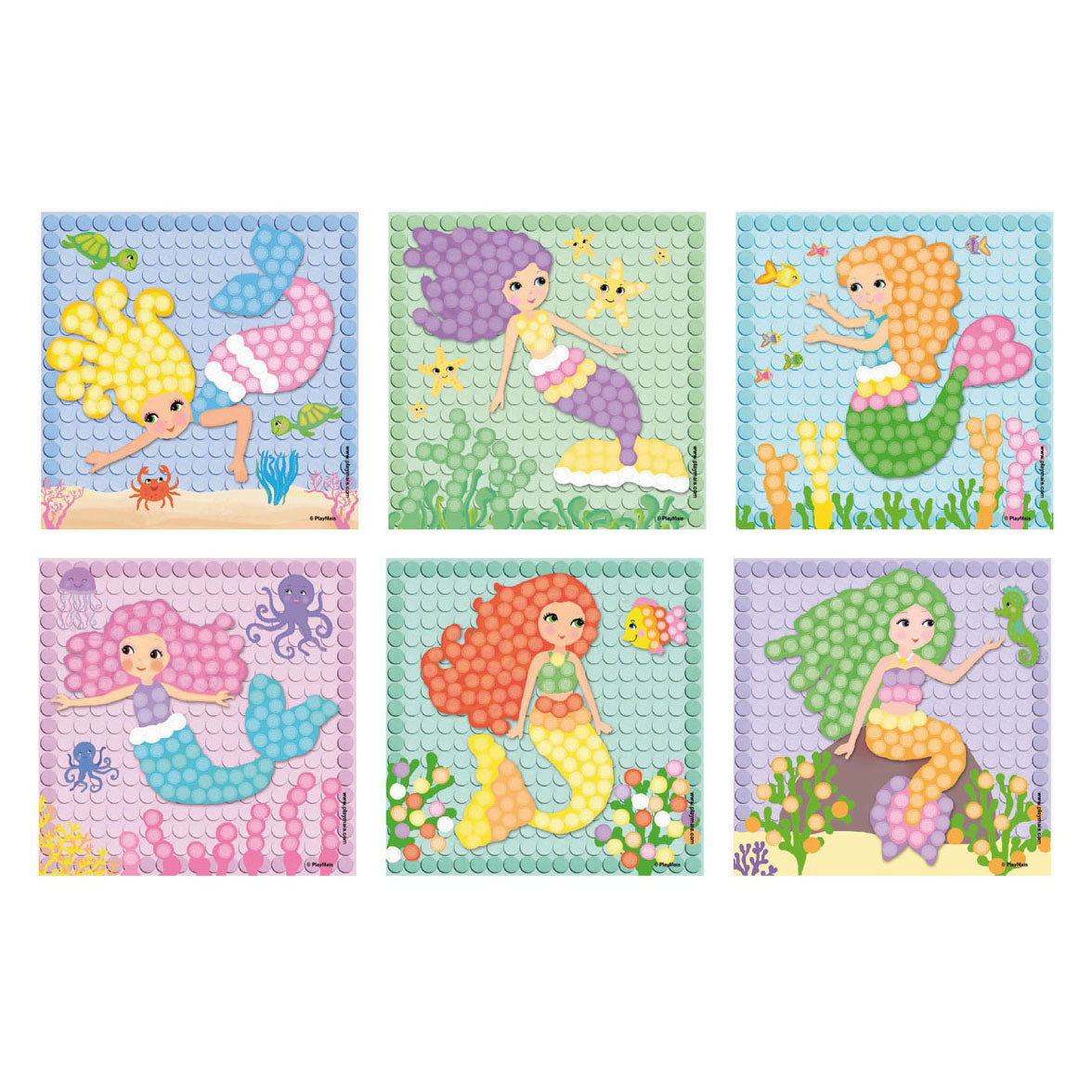 Playmais mosaic sirène