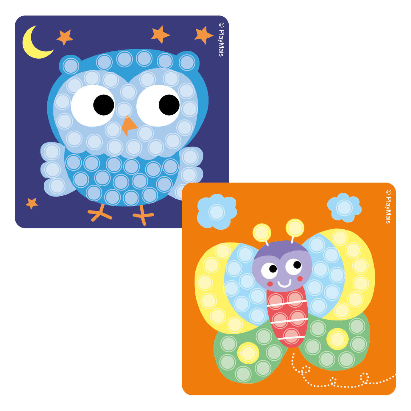 Playmais mini mosaïque - hibou