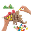 Cartes de décoration de Playmais Dino, 4st.