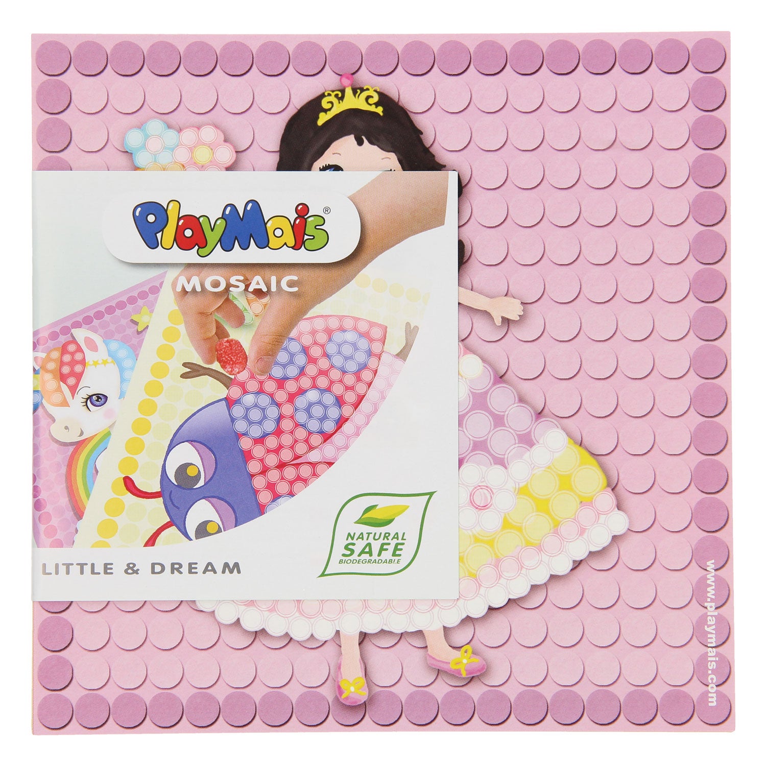 Les cartes Playmais mosaic décorent princesse