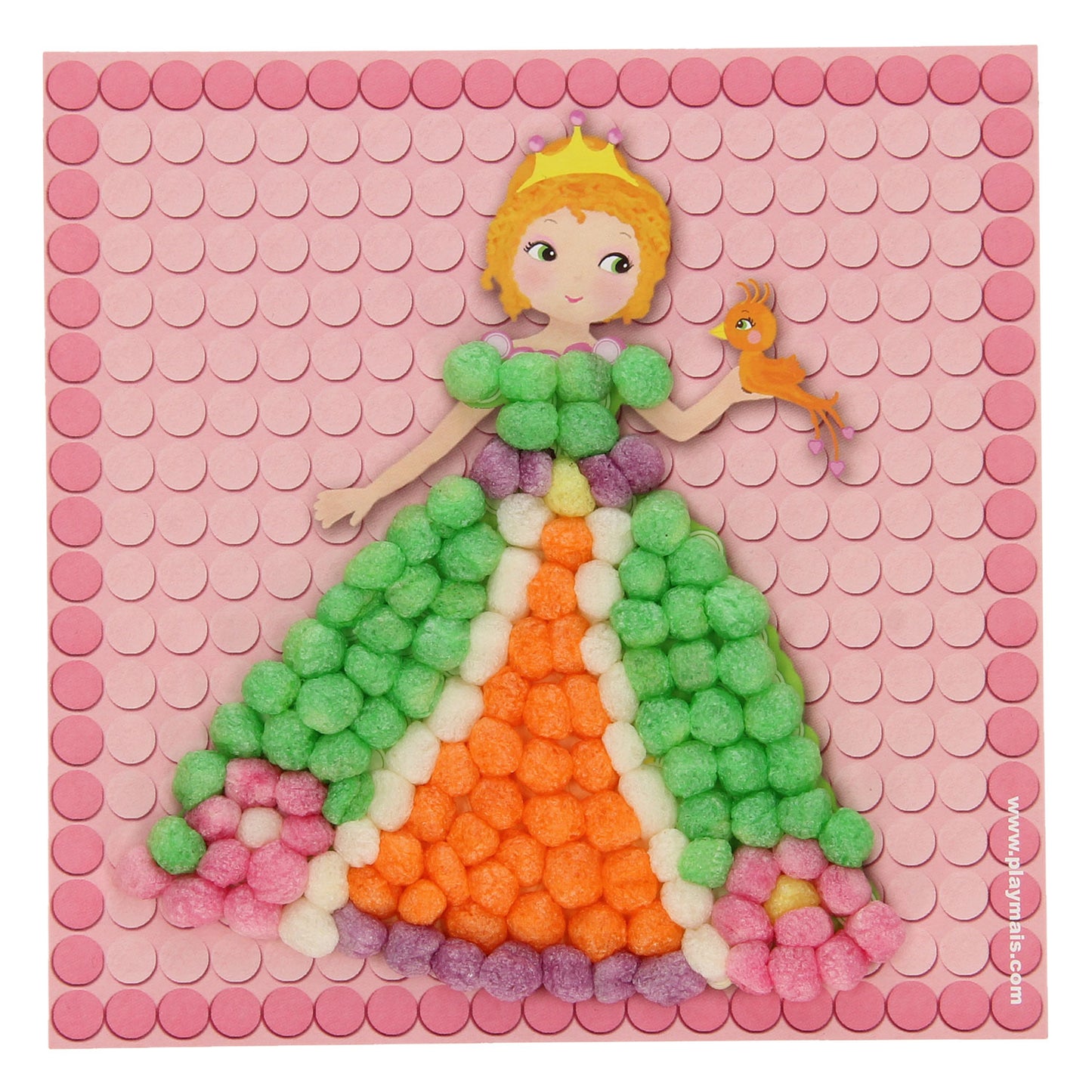 Les cartes Playmais mosaic décorent princesse