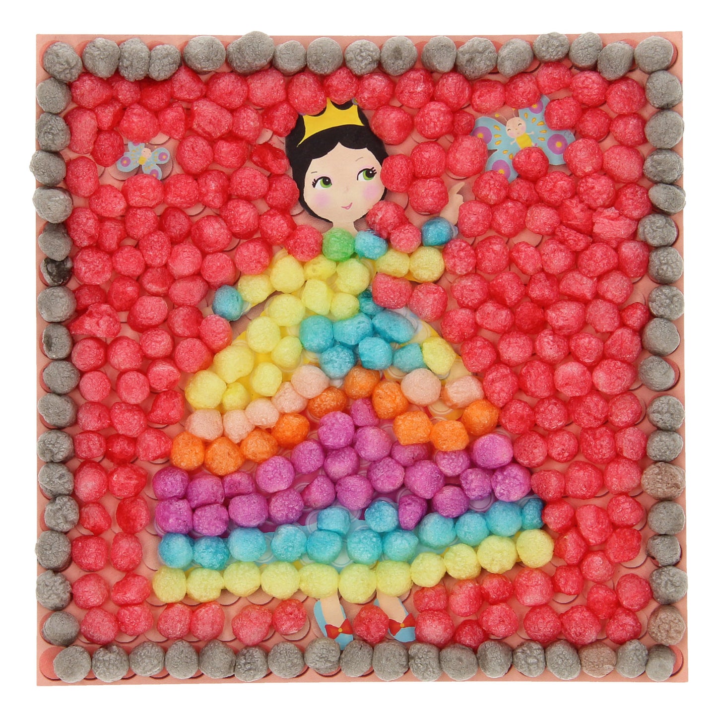 Les cartes Playmais mosaic décorent princesse