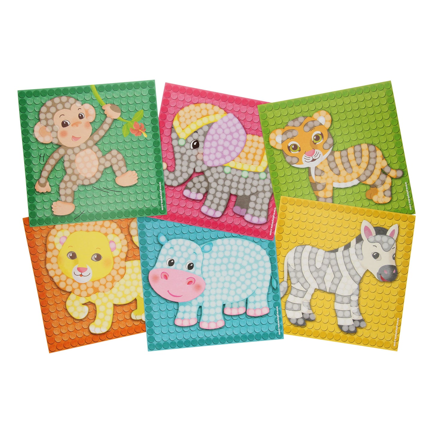 Les cartes Playmais mosaic décorent le zoo