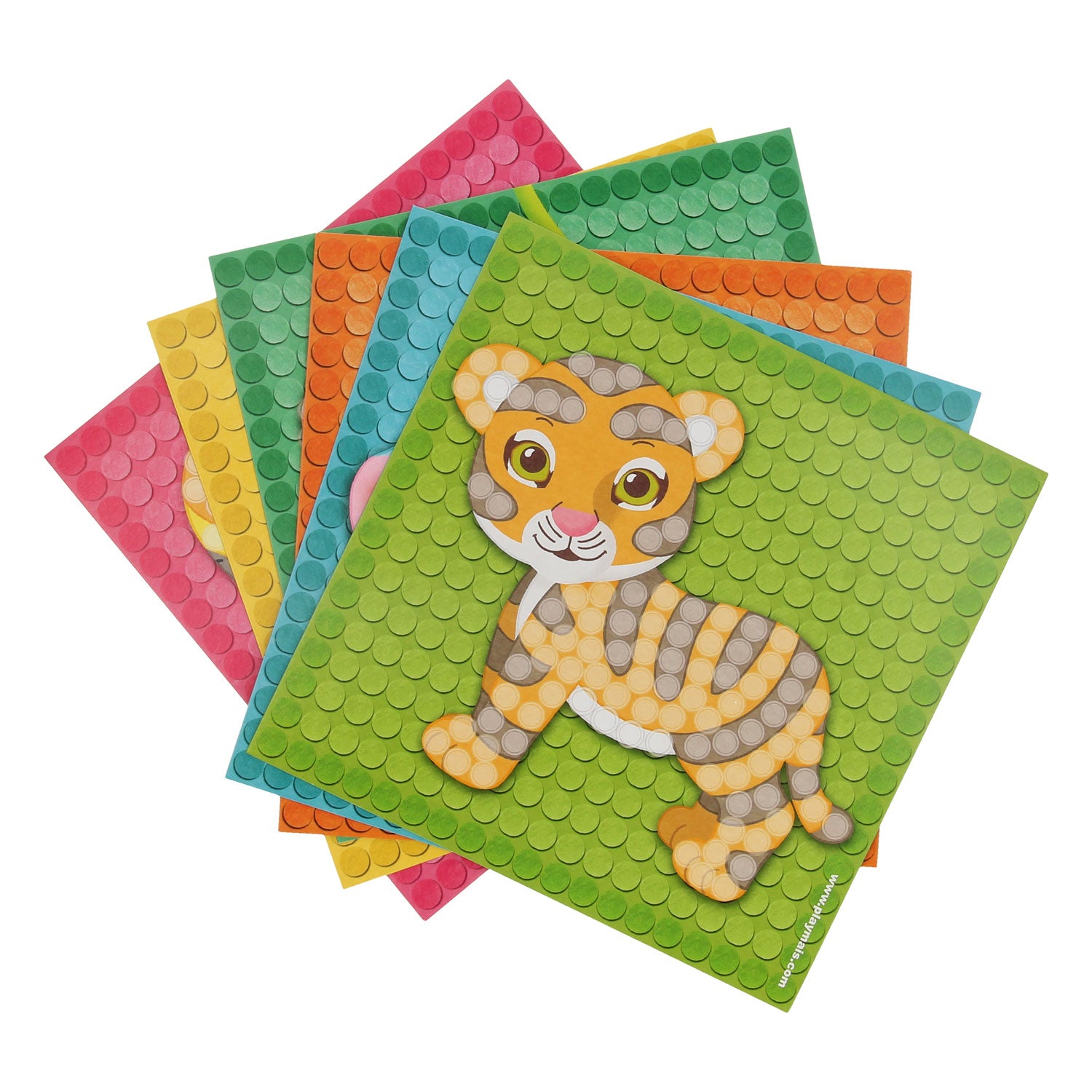 Les cartes Playmais mosaic décorent le zoo