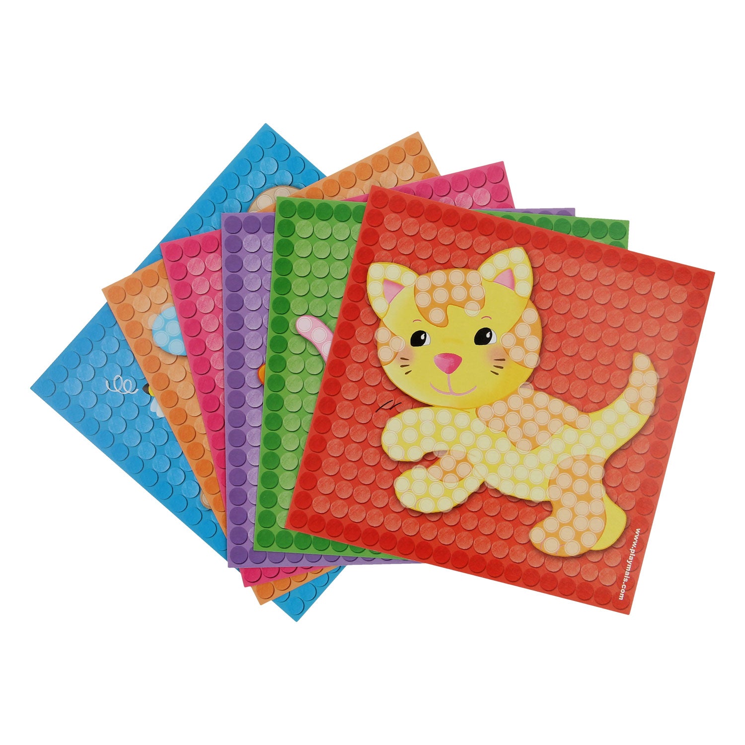 Les cartes Playmais mosaic décorent de petits amis