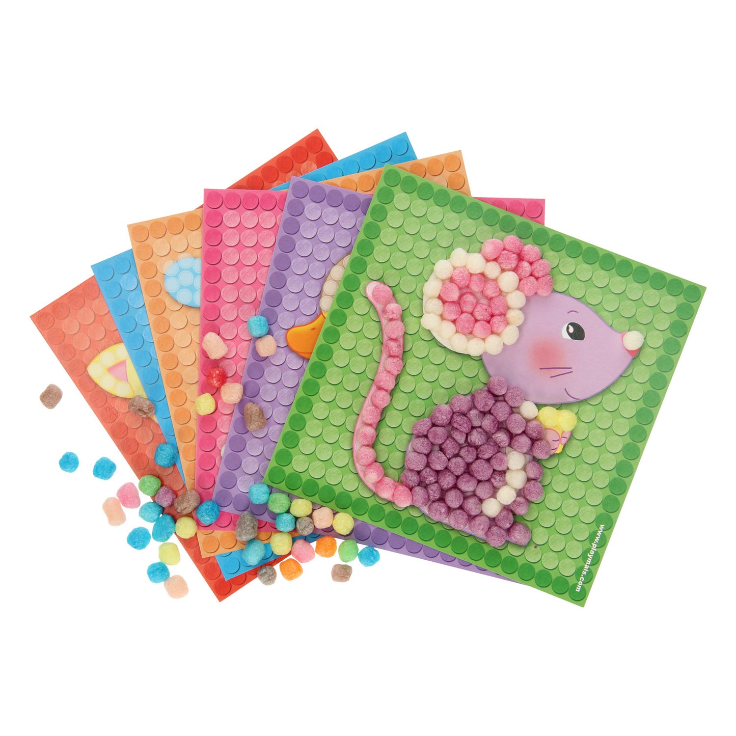 Les cartes Playmais mosaic décorent de petits amis