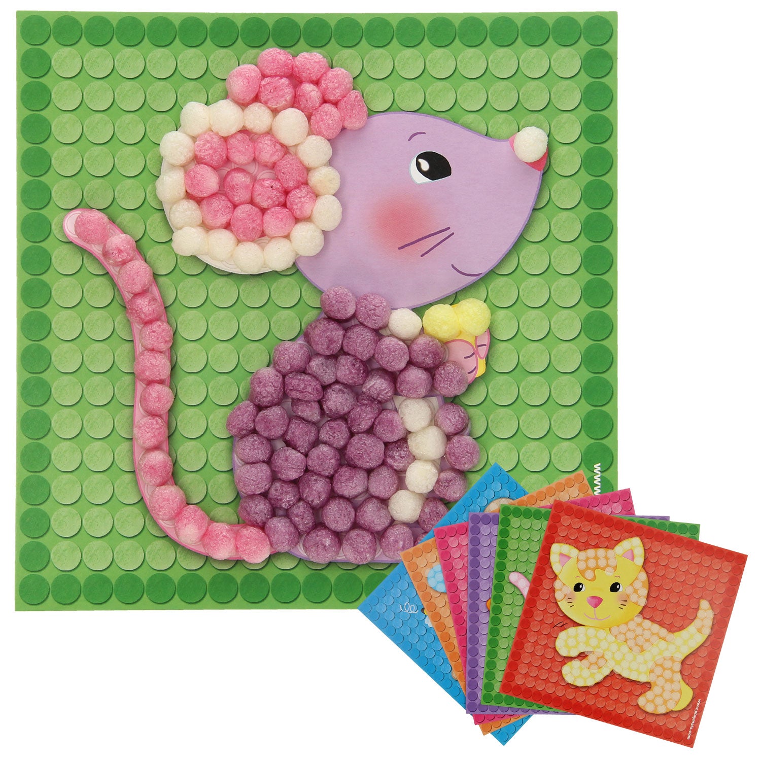 Les cartes Playmais mosaic décorent de petits amis