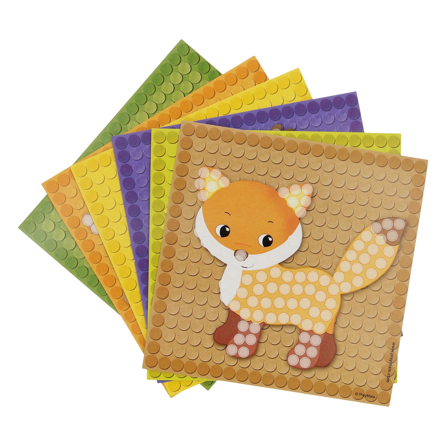 Les cartes Playmais mosaic décorent la forêt