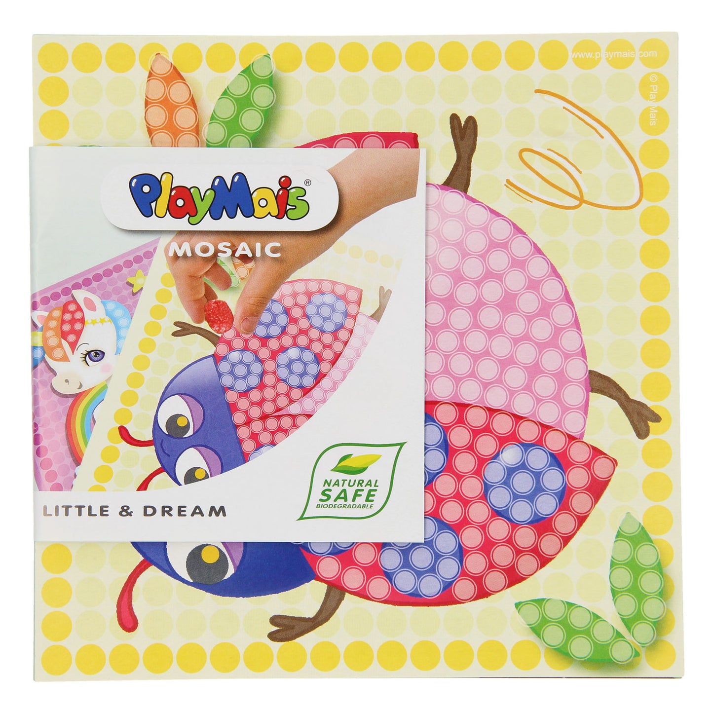 Les cartes Playmais mosaic décorent les insectes