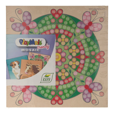 Les cartes Playmais mosaic décorent le mandala à la mode