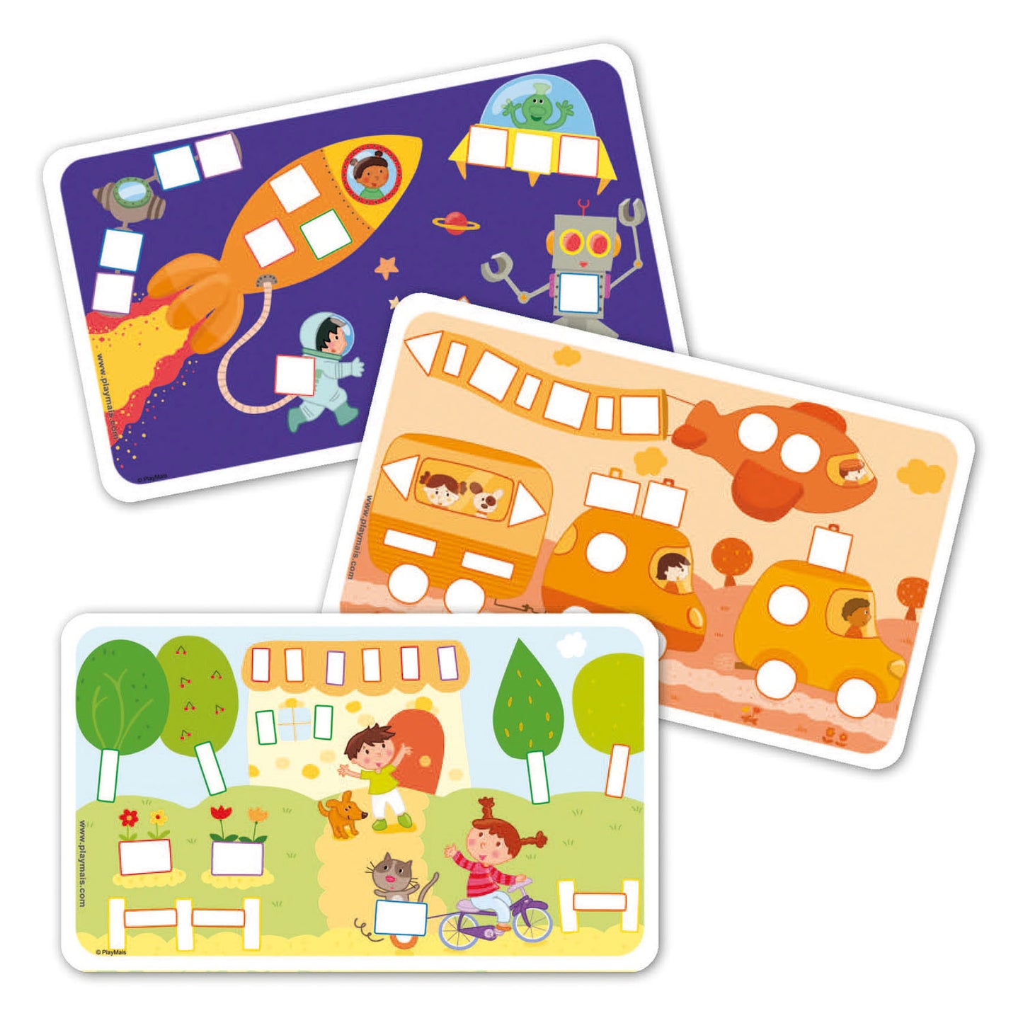 Les cartes Playmais décorent des couleurs de forme, 24e.