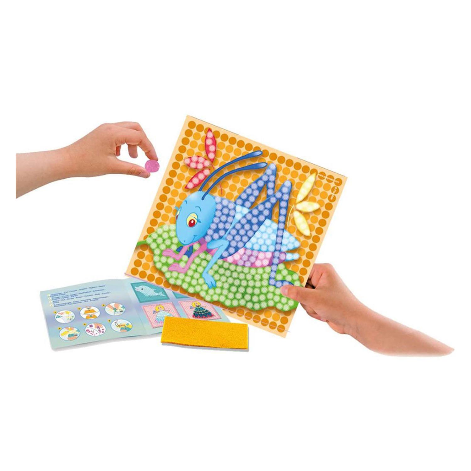 Ensemble de mosaïque Playmais - petits insectes