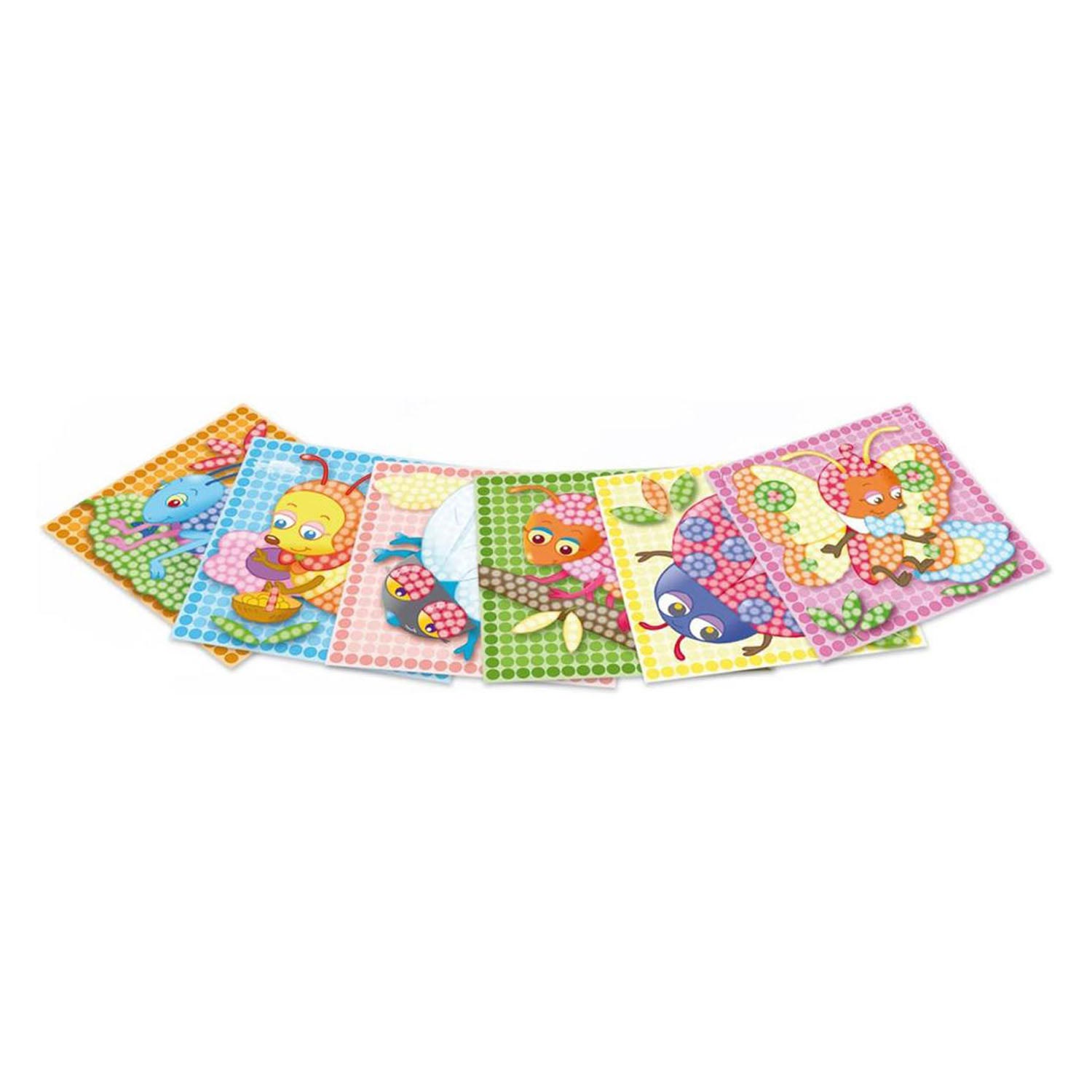 Ensemble de mosaïque Playmais - petits insectes