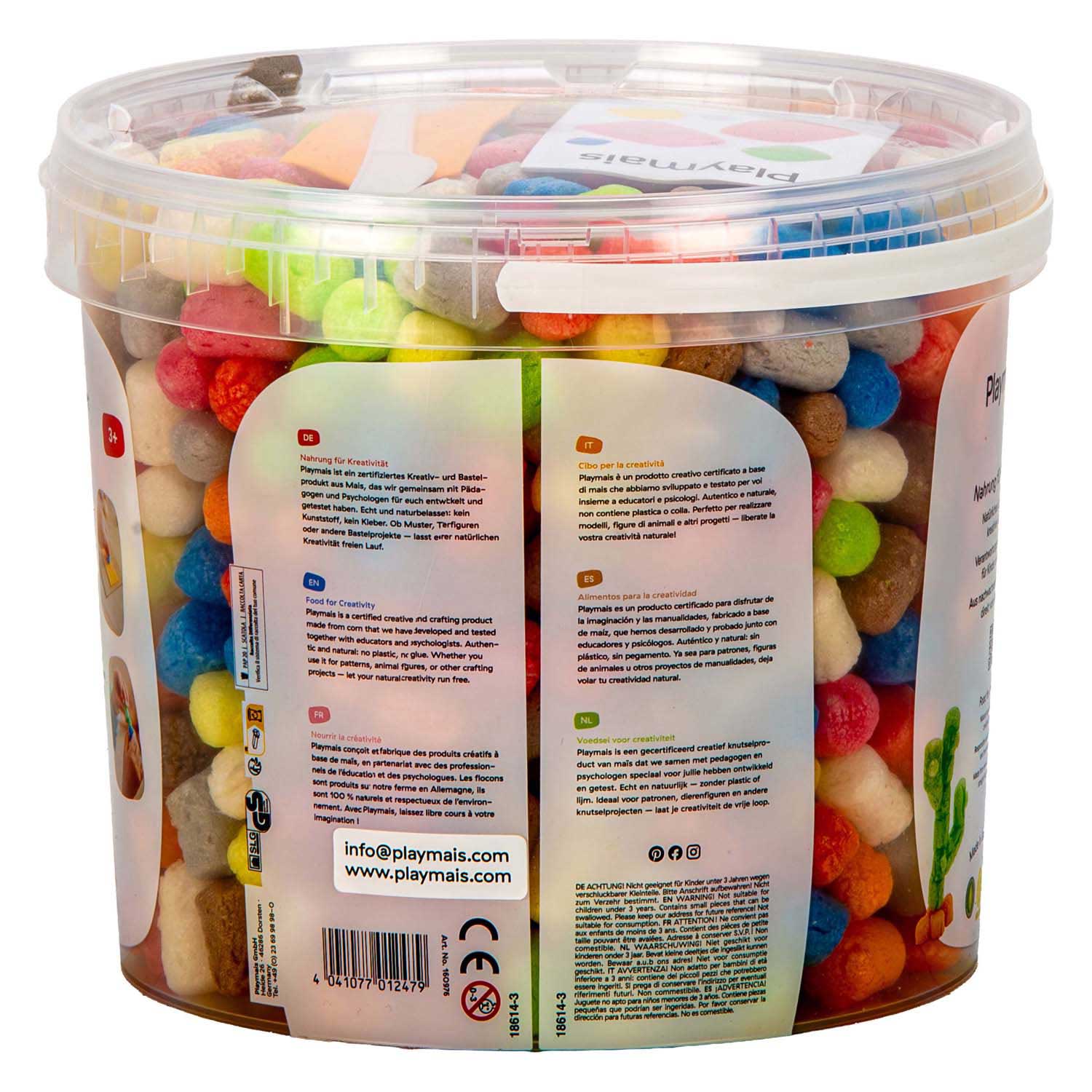 Seau de base classique Playmais - 600 pcs.