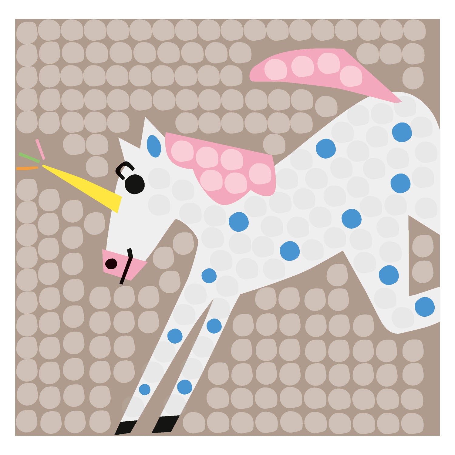 Licorne mosaïque Playmais - 2300 pcs.