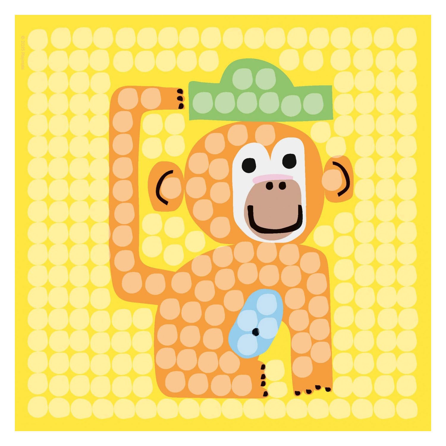 Des cartes mosaïque Playmais décorent le zoo