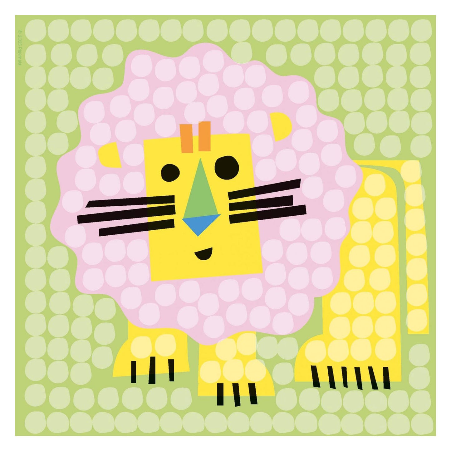 Des cartes mosaïque Playmais décorent le zoo