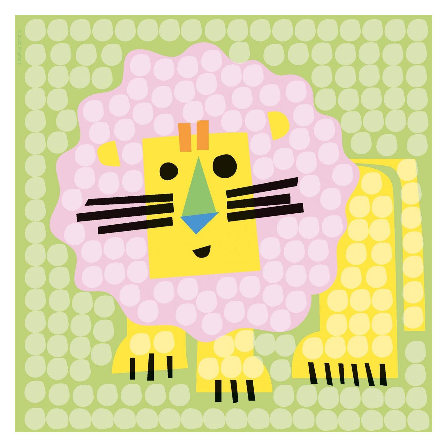 Des cartes mosaïque Playmais décorent le zoo