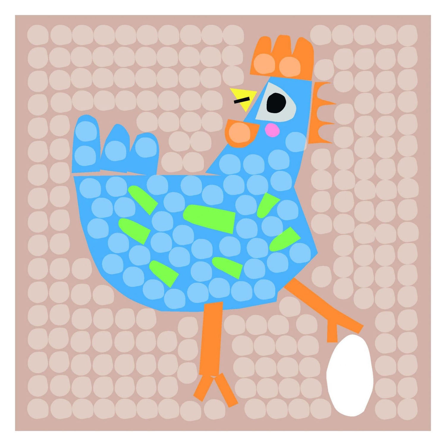Les cartes mosaïque Playmais décorent la ferme