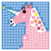Les cartes mosaïque Playmais décorent la licorne