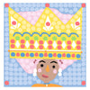 Les cartes mosaïque Playmais décorent la princesse