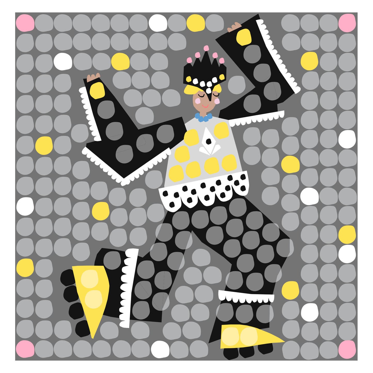Les cartes mosaïque Playmais décorent la princesse