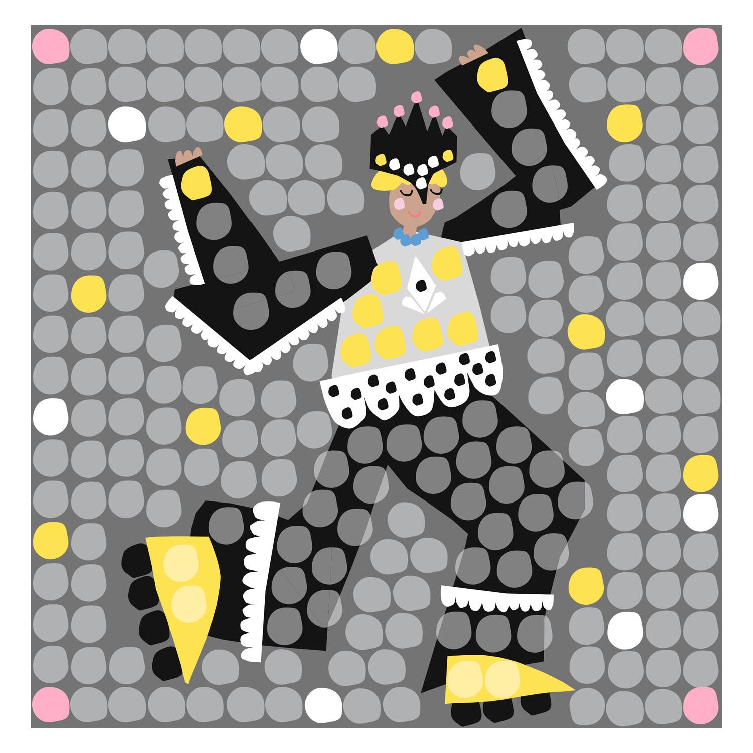 Les cartes mosaïque Playmais décorent la princesse