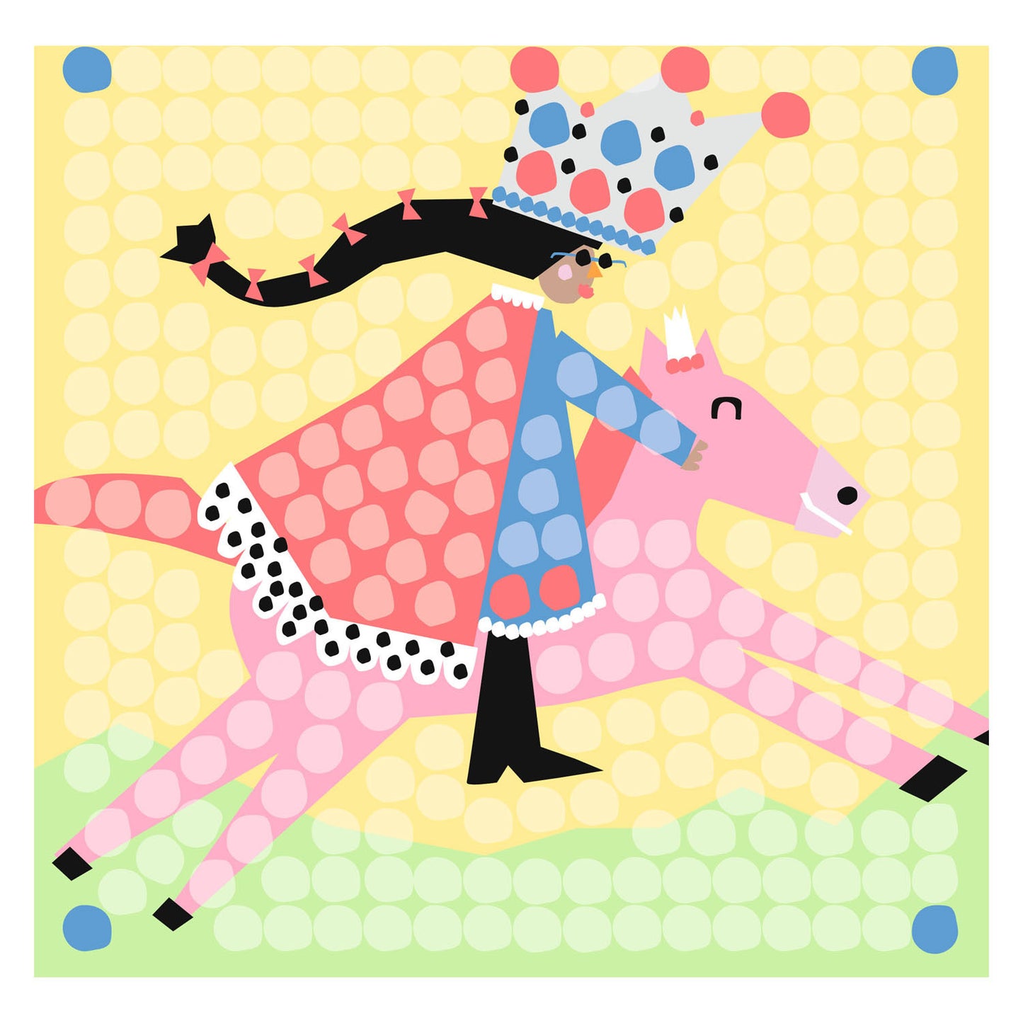 Les cartes mosaïque Playmais décorent la princesse