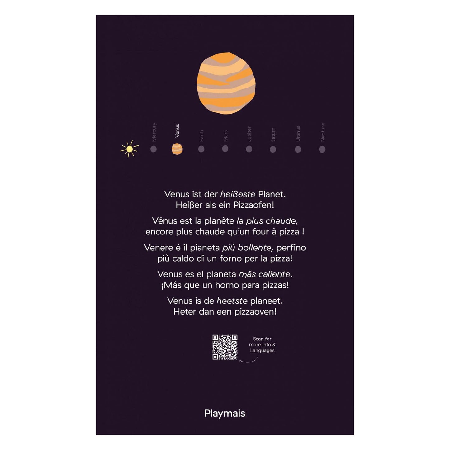 Les cartes mosaïque Playmais décorent le système solaire