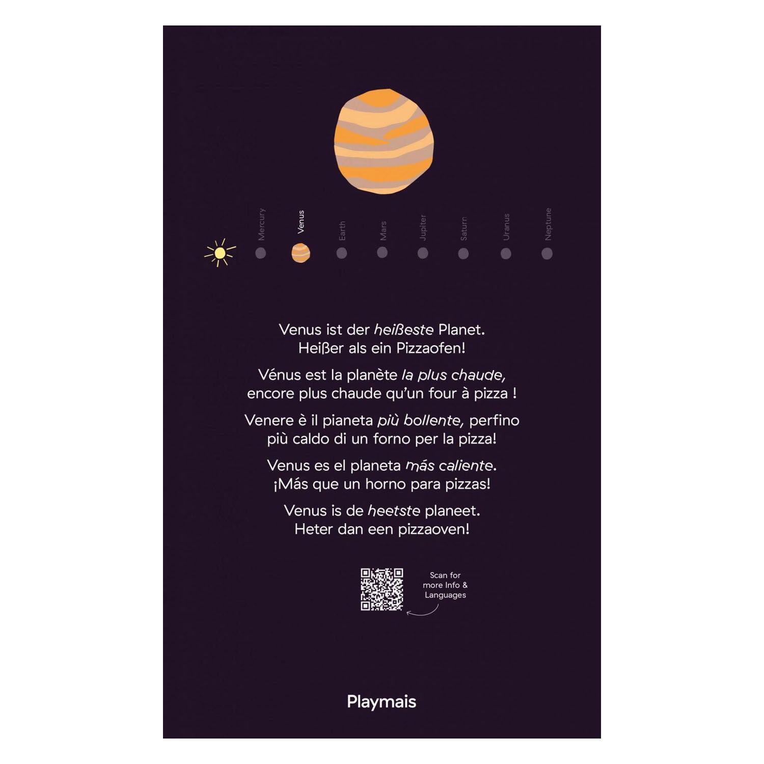 Les cartes mosaïque Playmais décorent le système solaire