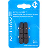 Caoutchouc de remplacement de mâchoire de frein M-wave bpr-insert-rr