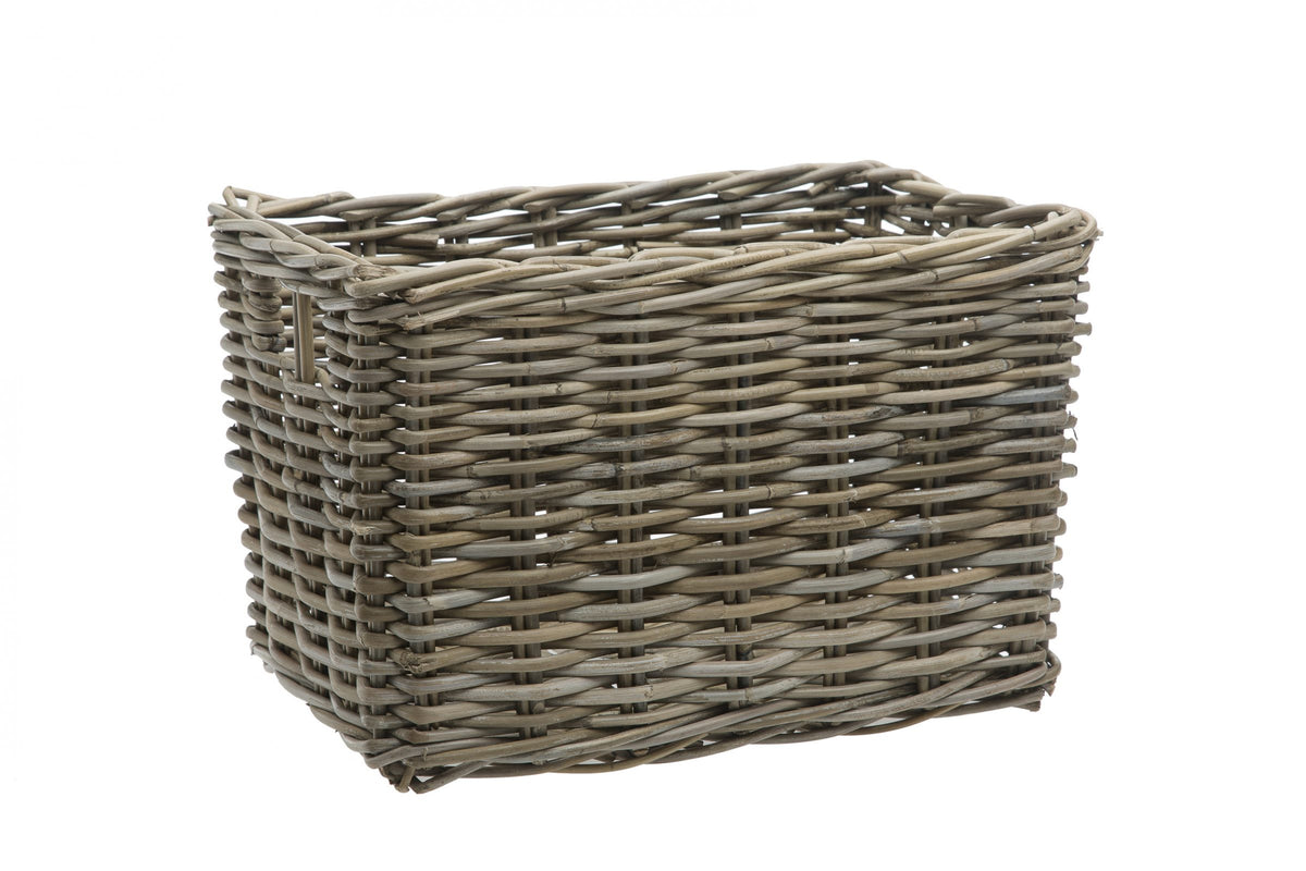 Panier de vélo de rotin Nouveau LOOXS BRISBANE Large 39 litres 46 x 33 x 26 cm - Gray