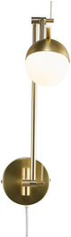 Applique Nordlux contina-g9-verre opale laiton