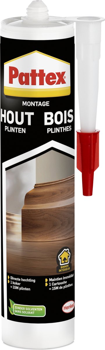 Pattex 1072076 - plinthes 380g | 6 pièces