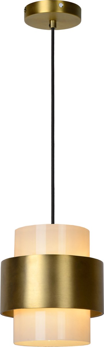 Lucide firmin - suspension - ø 20 cm - 1xe27 - laiton doré mat