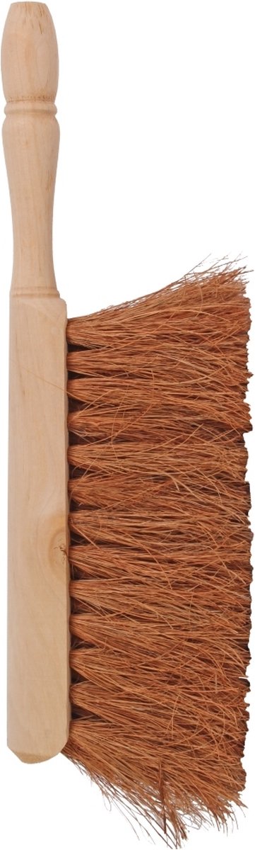Outils linguistiques - brosse à main - poils de coco - manche rond