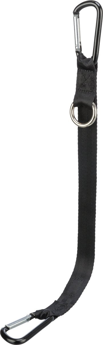 Trixie Car Belt Universal avec carabiner noir