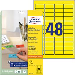 Etiquettes avery zweckform l6041 jaune 960 pièces