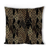 Housse de coussin Ambiente arbres de luxe noir