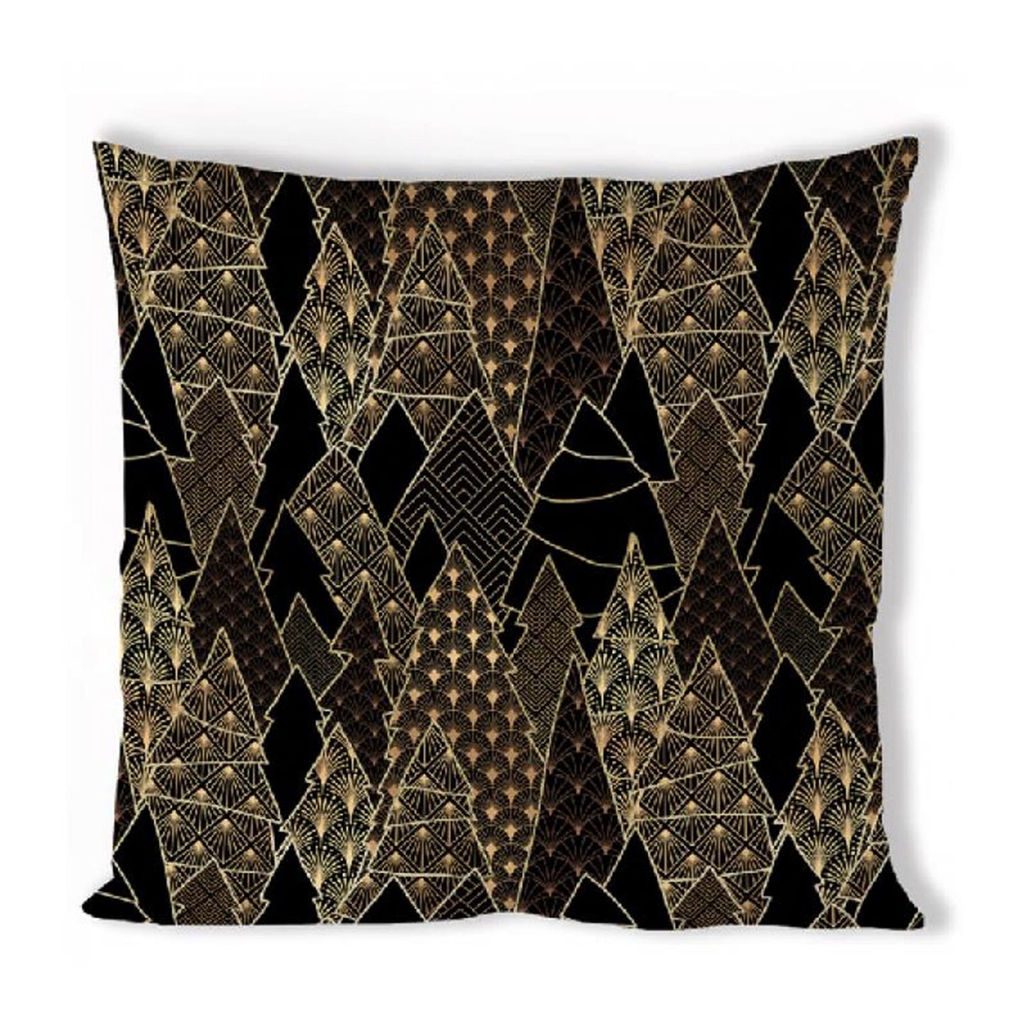 Housse de coussin Ambiente arbres de luxe noir