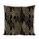 Housse de coussin Ambiente arbres de luxe noir